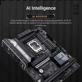 ASUS TUF Gaming B860-PLUS WiFi Intel B860 LGA 1851 ATX Gaming Motherboard